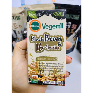 Sữa đậu đen và 16 vị ngũ cốc Vegemil 190ml