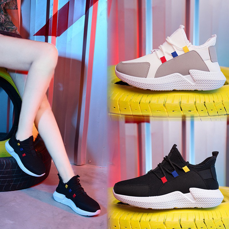 Giày Thể Thao Sneaker Nữ Ulzzang G018 Phong Cách Hàn Quốc Cực Xinh