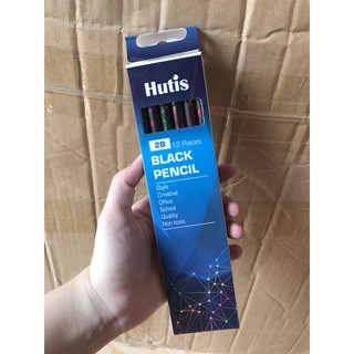 Chì chuốt thân đen 2B Hutis mã 8800