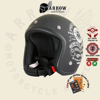 Nón bảo hiểm 3/4 đầu Altrax Avex arrow shop Thái lan mũ bảo hiểm chất lượng cao
