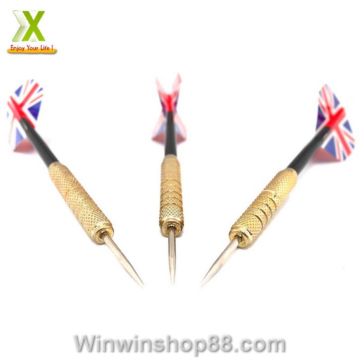 Combo BANG PHONG PHI TIEU 17 inch 40 cm bảng gỗ loại tốt kèm 6 mũi phi tiêu tốt và Bộ 3 mũi tên phi tiêu lá cờ nước Anh