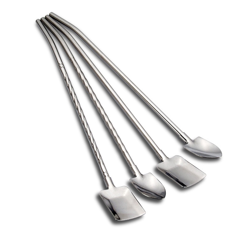 Ống hút kiêm muỗng ossayi bằng thép không gỉ