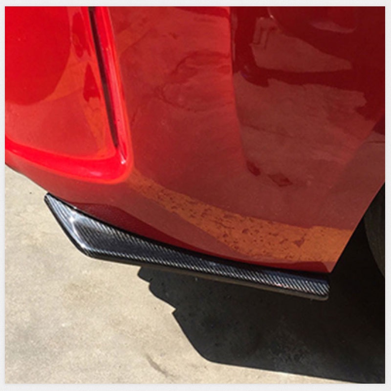 Phụ Kiện Bảo Vệ Cản Sau Xe Hơi Bằng Sợi Carbon Chống Trầy Xước Tiện Dụng Bảo Vệ Viền Cản Sau Xe Ô Tô 2 chiếc ốp cản xe ô tô miếng dán bảo vệ môi trường an toàn phổ quát góc sau ô tô chống va đập chống trầy xước bộ chia bộ chia bảo vệ phụ kiện ngoại thất