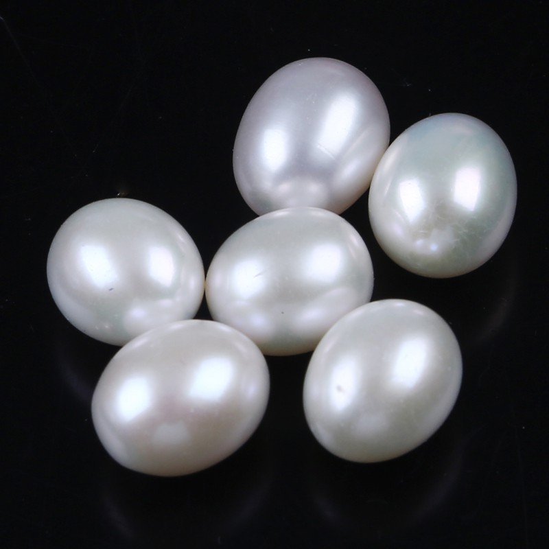 Set 8-8.5mm ngọc trai trắng/hồng/tím chất lượng cao không phai màu