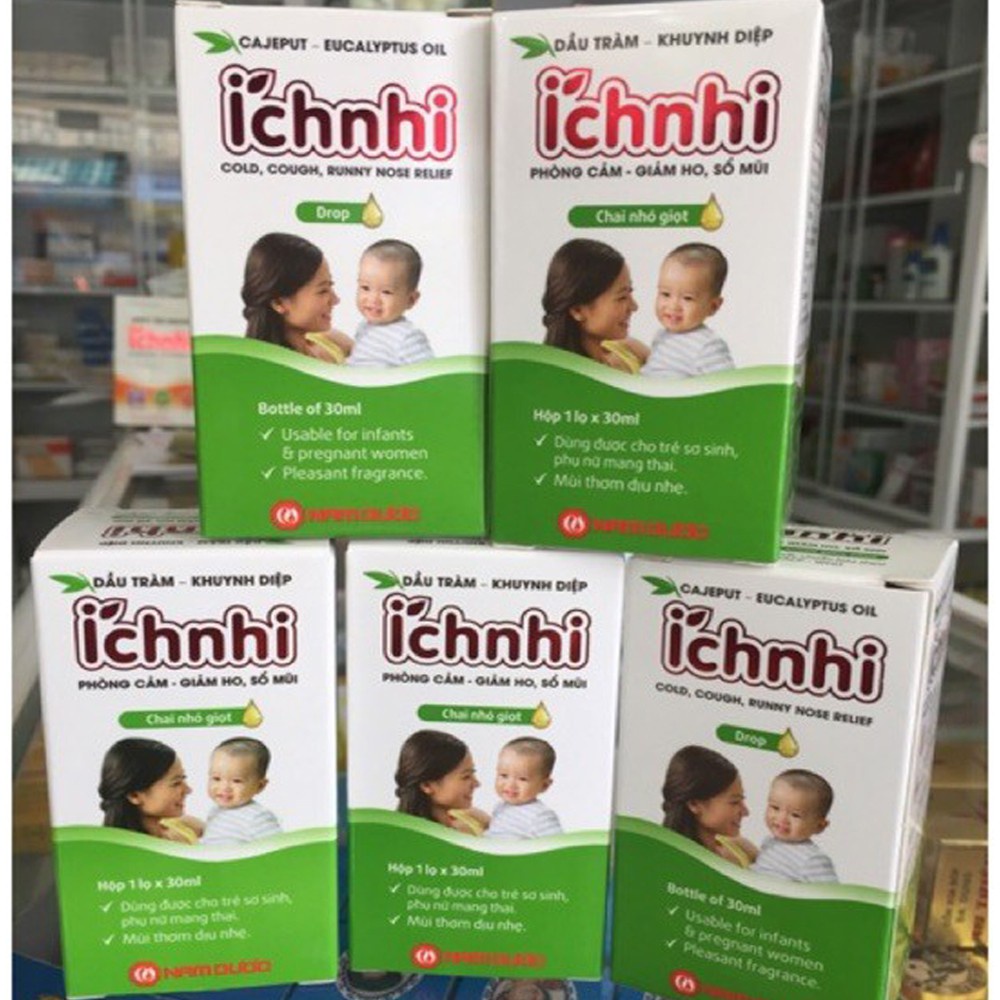 Dầu tràm ích nhi - Chính hãng Công ty Nam Dược - Chai 30ml