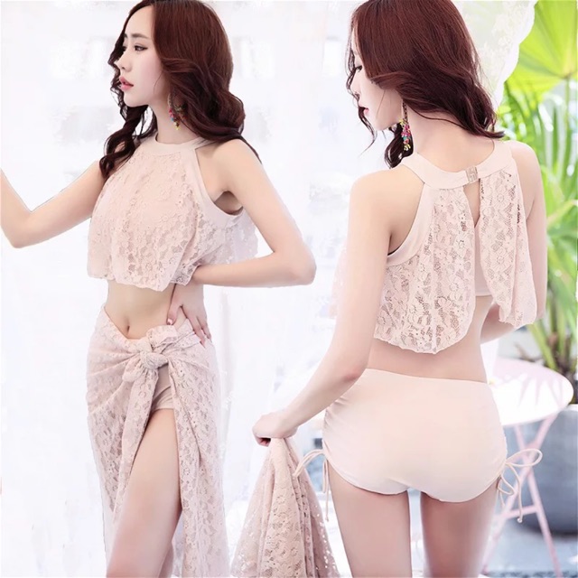 [Mã FATHANG5 giảm 10K đơn 50K] Kimstore_bikini: Bikini 3 mảnh/ Bikini bầu siêu sang