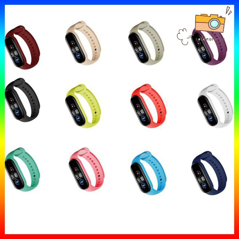 Dây Silicone Thay Thế Cho Đồng Hồ Mi Band 5