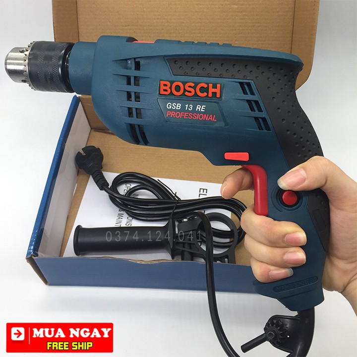 Máy khoan tường Bosch 13mm - Máy khoan bê tông, sắt Bosch - Máy khoan điện BOSCH 13ly Lõi đồng