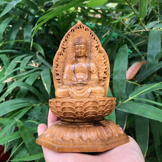 Tượng Phật Đẹp Gỗ Bách Xanh Thơm
