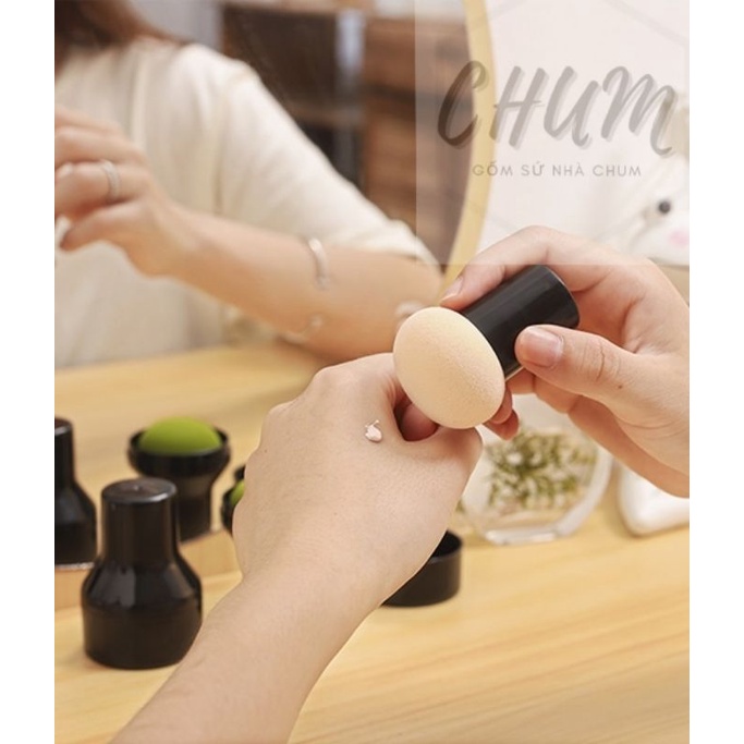 Dụng cụ tán phấn, kem dưỡng da mút siêu mềm TD6