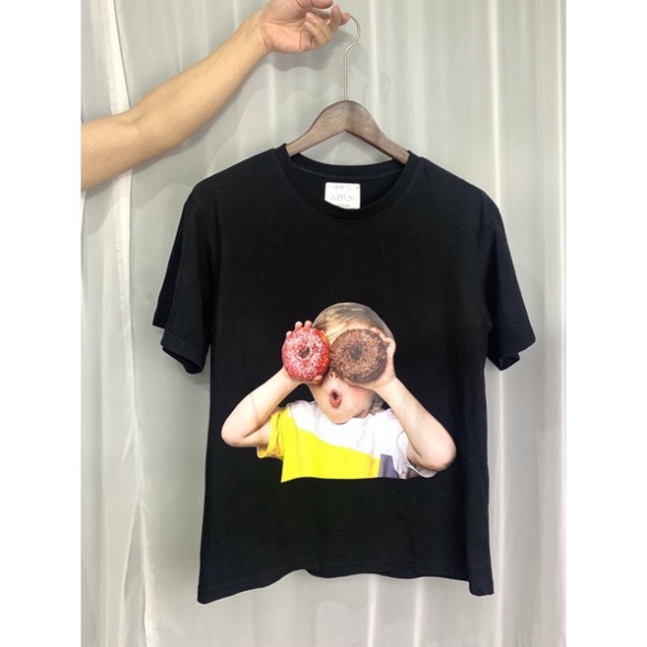 [Ả𝐧𝐡 +Video 𝐓𝐡ậ𝐭] Áo Thun ADLV Baby Face Donut Tay lỡ - Áo thun unisex nam nữ form rộng oversize chất liệu Cotton co dãn | BigBuy360 - bigbuy360.vn