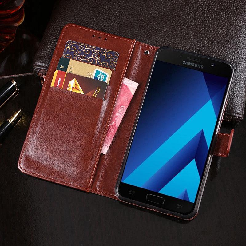 Ốp lưng ví da PU nắp lật có khoá từ tính dành cho Samsung Galaxy S7 S7 Edge
