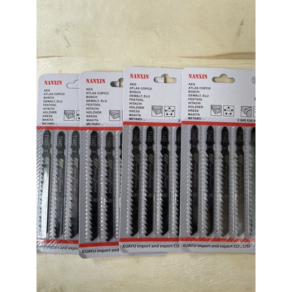 combo bộ 5 lưỡi cưa sọc Nanxin