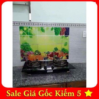 [SALE GỐC] Tranh 3D dán bếp cách nhiệt chống dính dầu mỡ