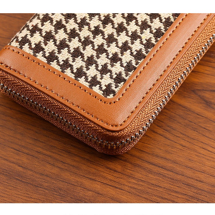 Ví Đựng Thẻ Nhiều Ngăn Chống Khử Từ Phong Cách Retro kf006