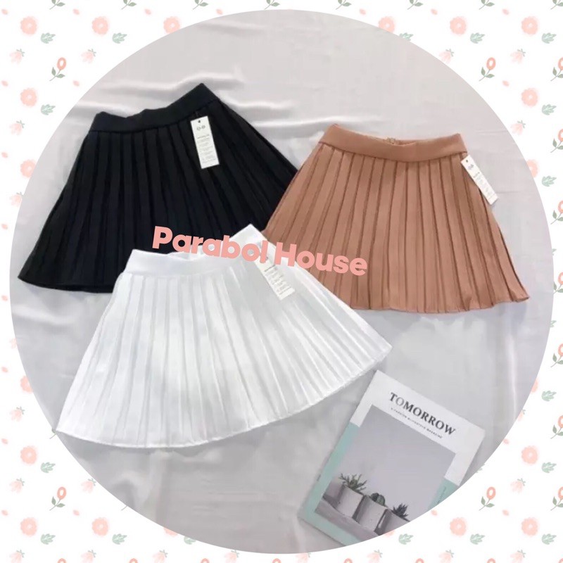 Chân váy xoè nữ trên gối nhiều màu