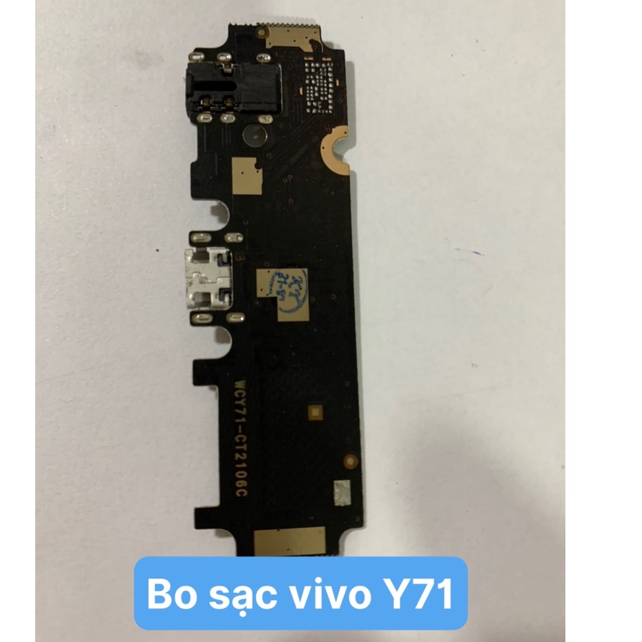 Cụm đuôi sạc, micro, tai nghe Vivo Y71, Vivo Y71A Dùng chung zin hãng