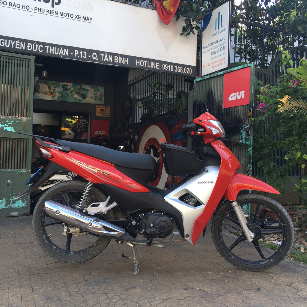 Thùng Giữa Givi Wave Alpha 110  - Thùng Đựng Đồ Giữa Xe Wave Alpha 110 - Thùng Givi Wave Alpha - Bạn Phượt