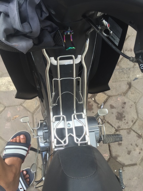 Baga inox 10 ly xe Wave a 100cc,110cc,50cc