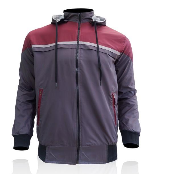 Áo Khoác Parka Đi Xe Máy Hàn Quốc Lee Min ho / OMBER - KZ Maroon Xám L W0W2.