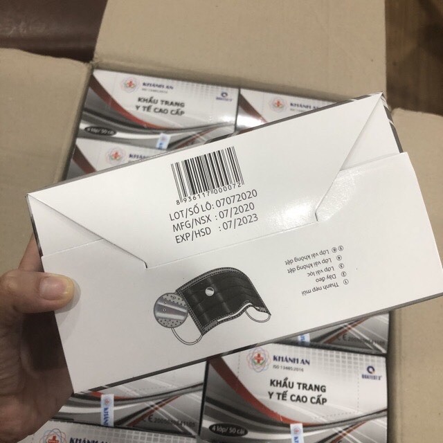 [ HÀNG CHÍNH HÃNG]Khẩu trang Y TẾ KHÁNH AN 4 lớp than hoạt tính khánh an | BigBuy360 - bigbuy360.vn