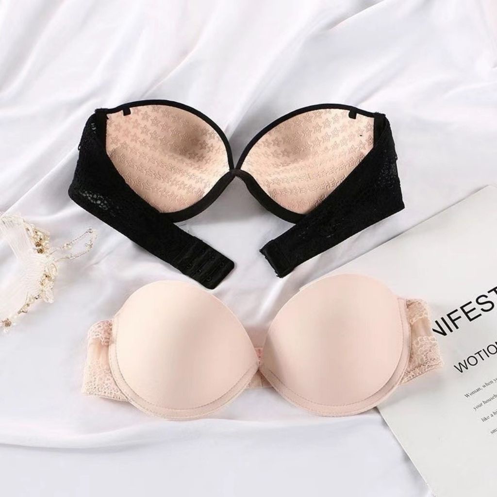 Áo ngực nữ có gọng đúc su cao cấp, Áo lót không dây đệm mút nâng ngực sexy quyến rũ DEVARI A2211