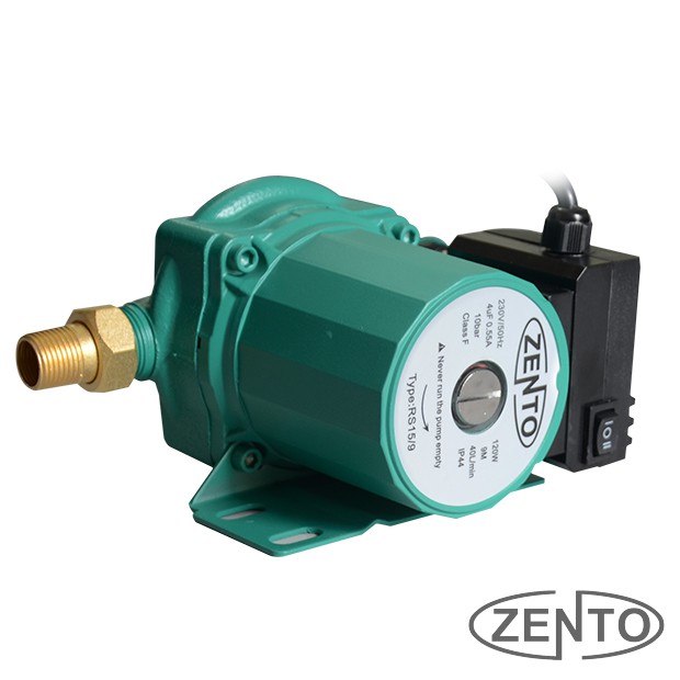 Máy bơm tăng áp ly tâm Zento ZT-RS15/9 Green (120W)