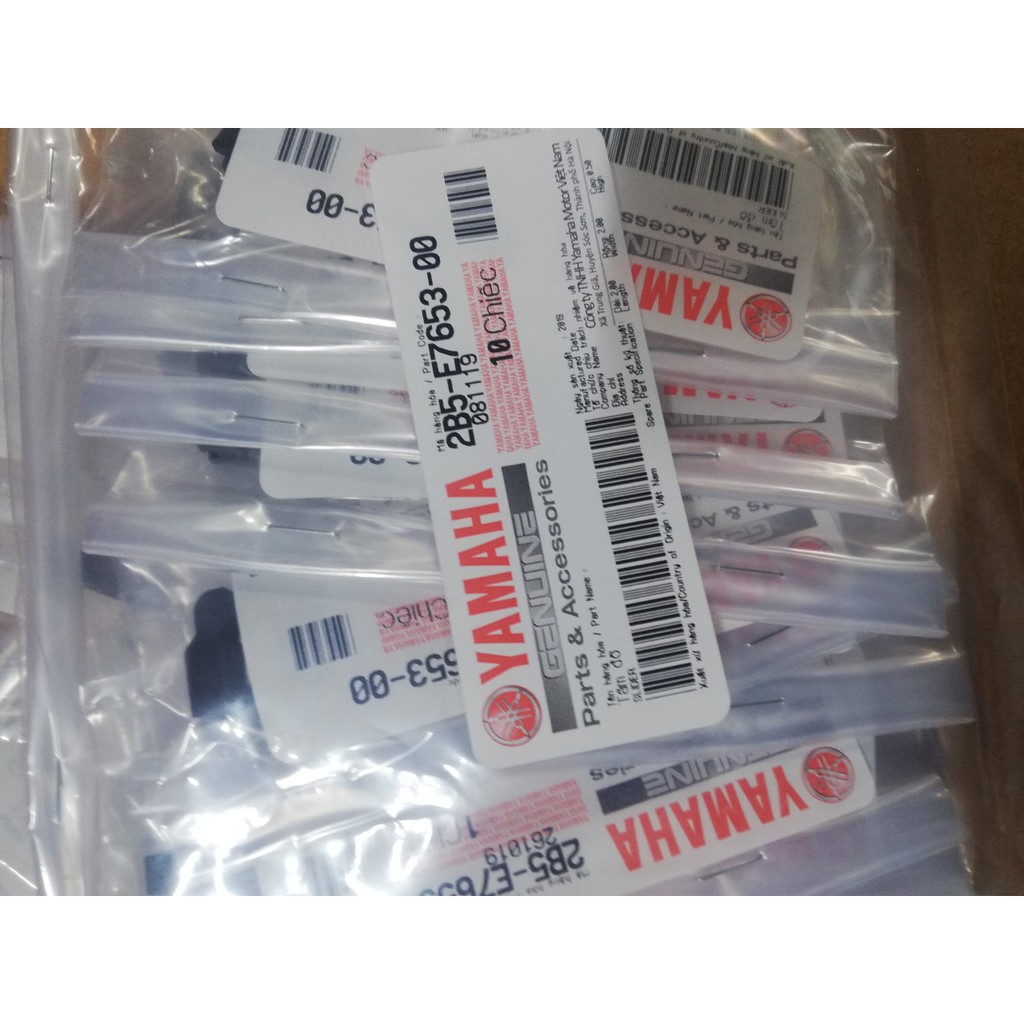 Kẹp trượt-Tấm đỡ  bộ 3 con zin dùng chung mọi loại xe tay ga Yamaha chính hãng