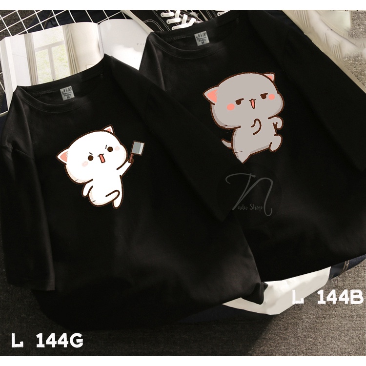 Áo Thun Unisex 💖𝑭𝑹𝑬𝑬𝑺𝑯𝑰𝑷 💖 Áo thun tay lỡ Cầm Dao Bỏ Chạy - L 144