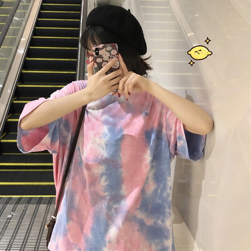 Áo thun nữ cổ tròn tay ngắn | BigBuy360 - bigbuy360.vn