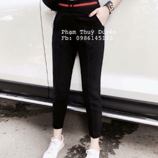 QUẦN ÂU PHỐI ĐAI ĐỎ