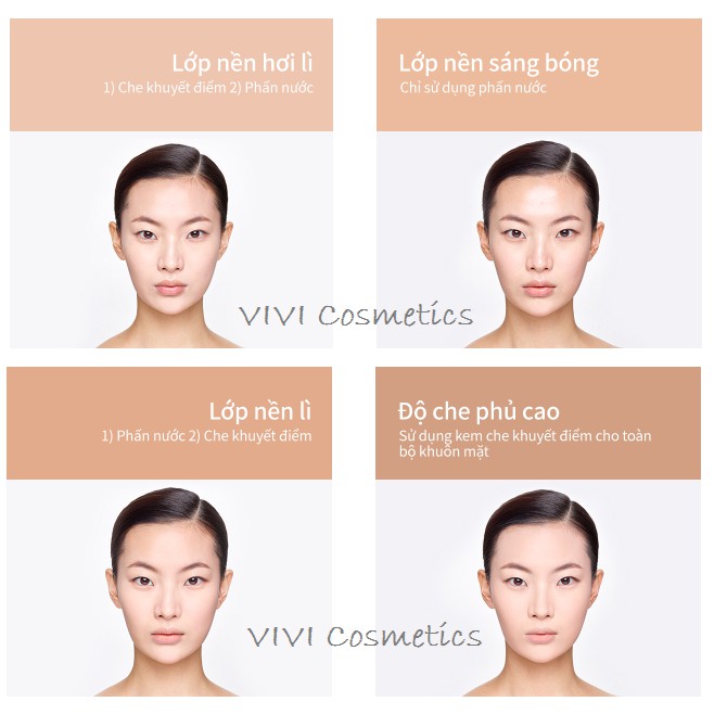 Phấn nước cao cấpLayering Cover Cushion SPF34 PA++ (14g)+ Concealing Base SPF50+ PA+++ (2.5g) | BigBuy360 - bigbuy360.vn