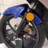 Mắt mèo phản quang tròn & dài xe máy (kèm pas)