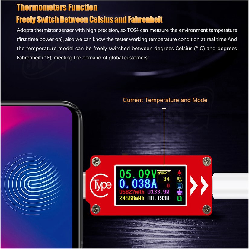 Usb Đo Dòng Điện 1210 (Tc64)