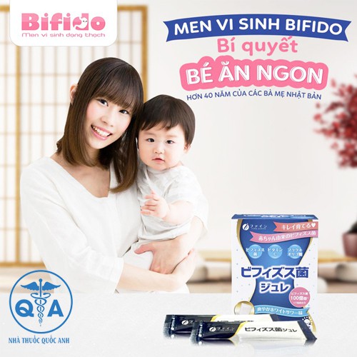 [CÓ BÁN LẺ] Men vi sinh BIFIDOBACTERIA JELLY 10 tỷ lợi khuẩn CHÍNH HÃNG cải thiện hệ tiêu hóa