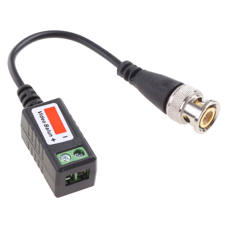 1 Cặp Thiết Bị Chuyển Đổi Xoắn Ốc BNC Cho Camera CCTV Cat5 1CH