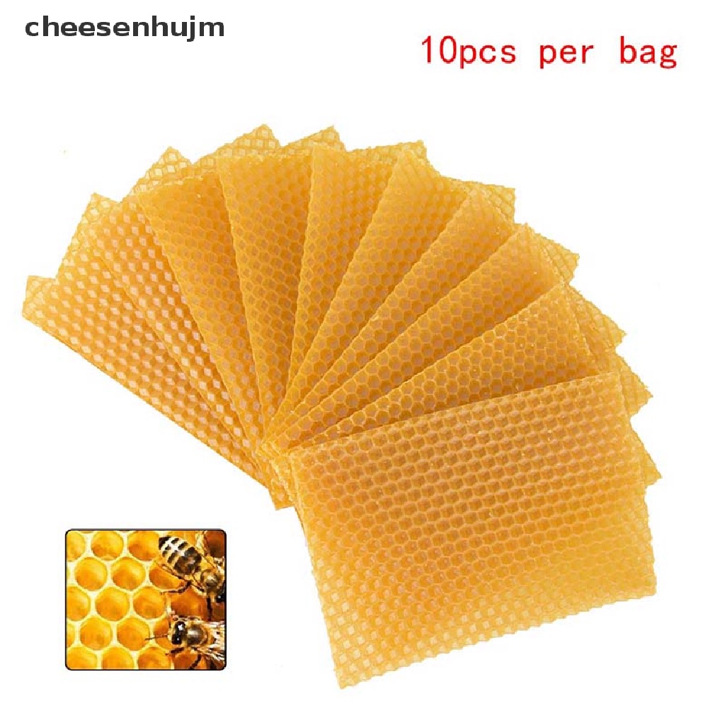 Bộ 10 Khung Sáp Tổ Ong Vàng Chuyên Dụng Cho Nuôi Ong
