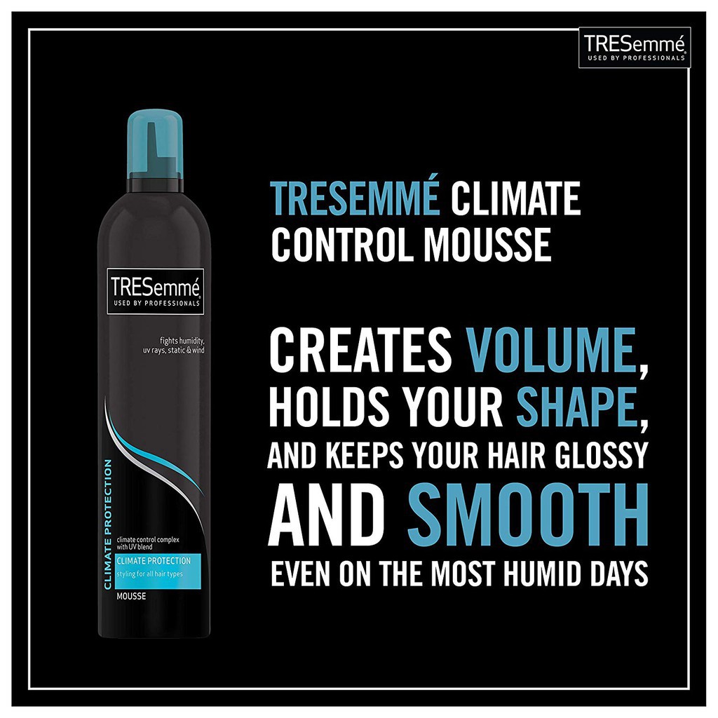 Mousse tạo hình cho tóc TRESemmé Tresemme Climate Control Hair Mousse 297g (Mỹ)