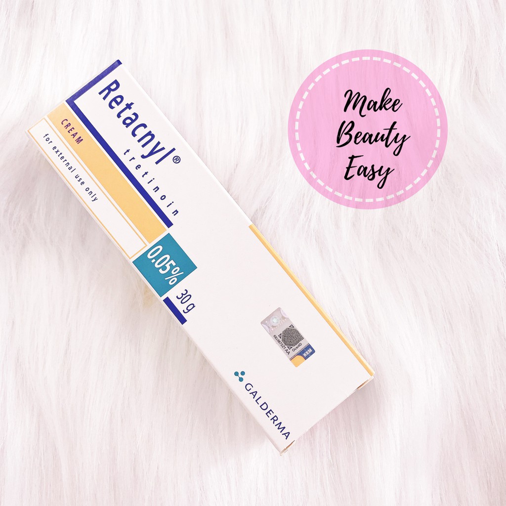 Retacnyl Tretinoin 0.025% - 0.05% (30g) kem hỗ trợ giảm mụn