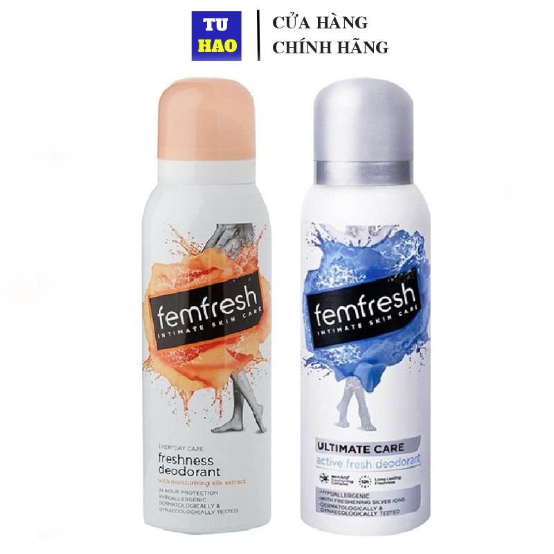 Xịt Thơm Mát Vùng Kín Cao Cấp Femfresh 125ml - Từ Hảo