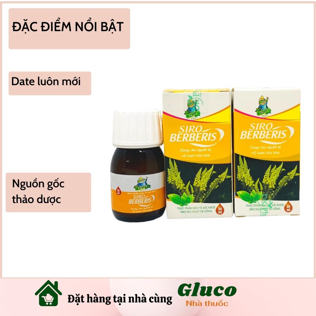 Tiêu chảy thảo dược dạng siro uống BERBERIS 30ml Dược Khoa GLU3102