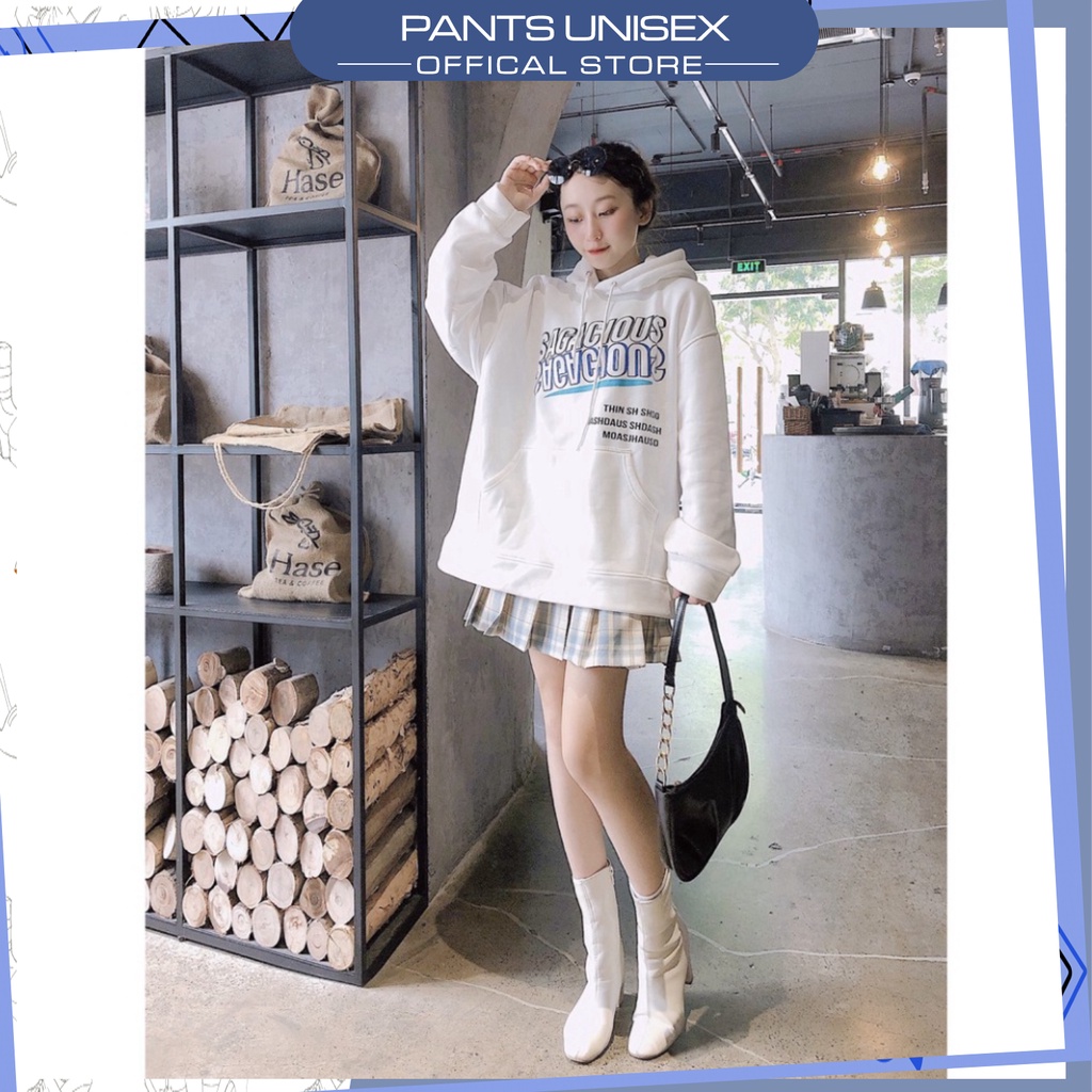 ⚡ Áo Hoddie nỉ bông in chữ SAGA form rộng Unisex 1hit Pantsunisex