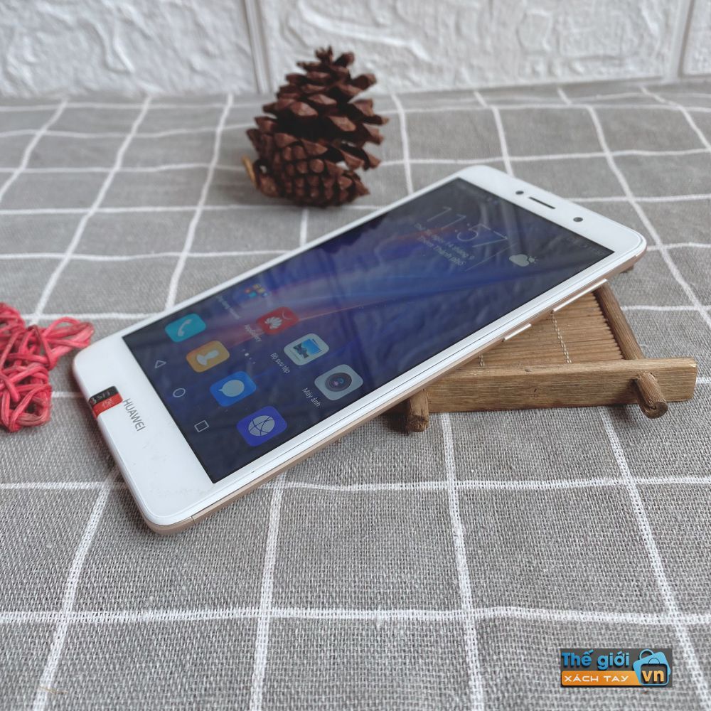 Điện thoại huawei honor 6x , chip lõi tám, ram 4gb, camera kép, tiếng việt, 2 sim