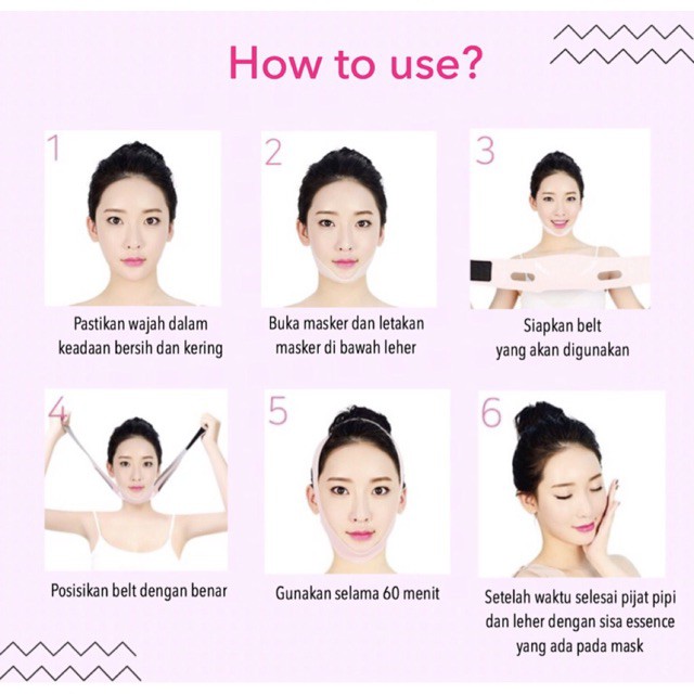 Đai Nịt Mặt Thon Gọn Hàn Quốc Định Hình Vline