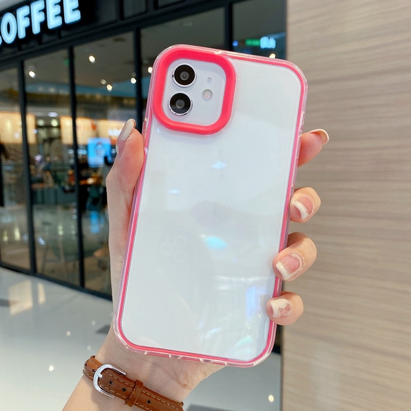 Ốp Điện Thoại TPU Trong Suốt Ba Trong Một Cho for  iPhone12 12ProMax 11 11Pro Max X XR Xs Max XR 8 7 Plus 6 6S Plus