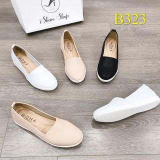 Giày slipon nữ da mềm MONA - B323
