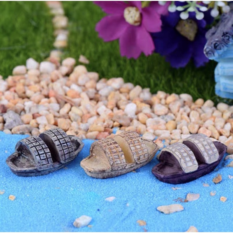 Tiểu Cảnh Thuyền Sứ Mini | Phụ Kiện Trang Trí Hồ Cá, Terarium, Sen Đá, Xương Rồng