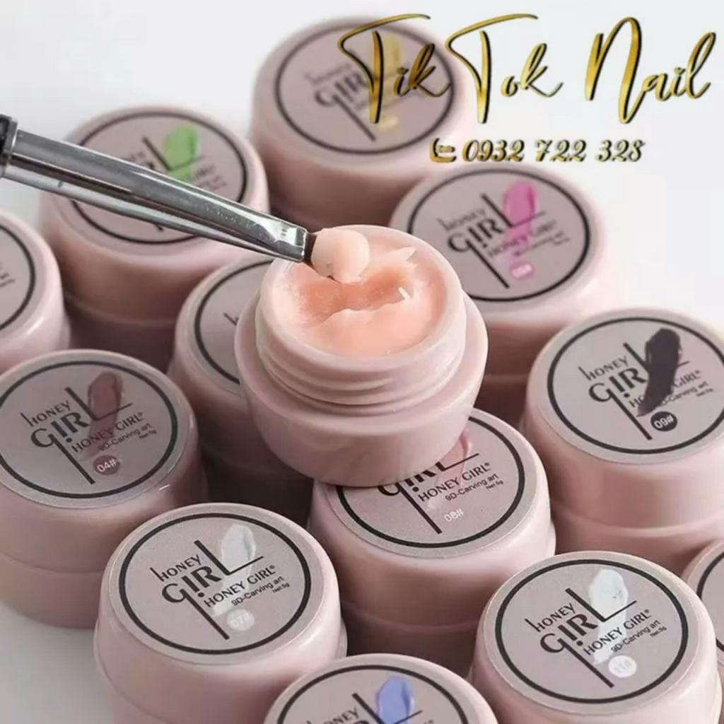 gel nặn hoa không rít tay 12 màu