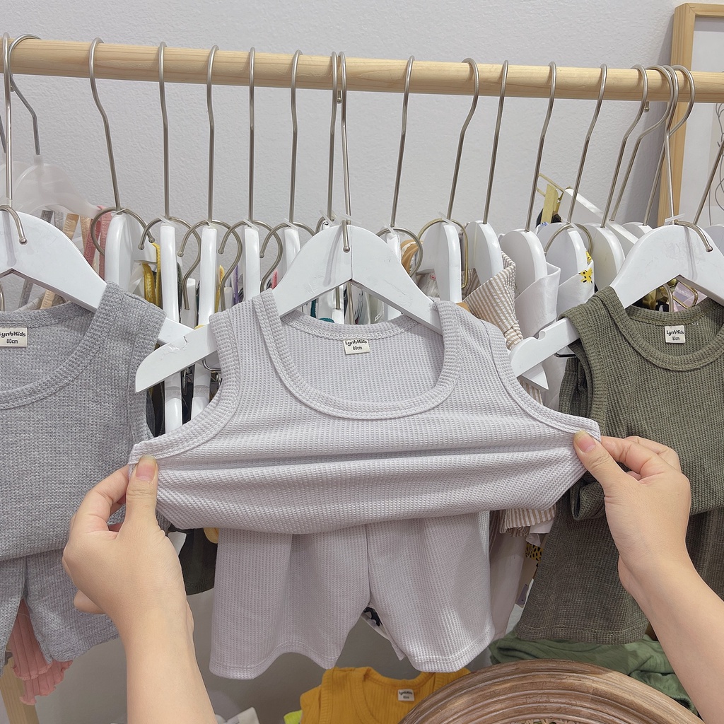 BỘ COTTON TỔ ONG BÉ TRAI SIÊU ĐẸP