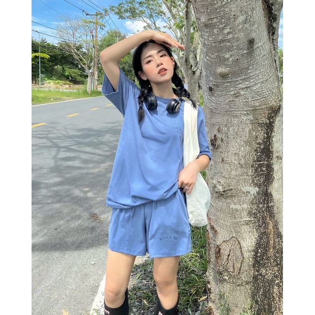 KIM- Bộ phông cộc tay- Daily me lookgood Set